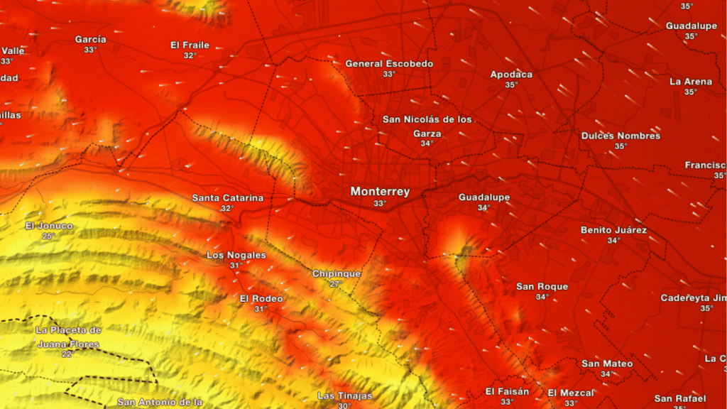 Clima De Monterrey Hoy Revela El Pronóstico Del Tiempo En Monterrey Con Calor Extremo - Especies Políticas