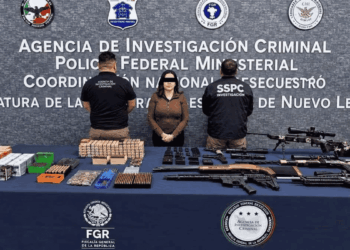 Captura de mujer con arsenal en García - Especies Políticas
